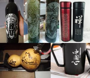 成都金堂县酒瓶葫芦工艺品激光雕刻机